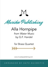 Alla Hornpipe, from 'Water Music' - Brass Quartet P.O.D cover